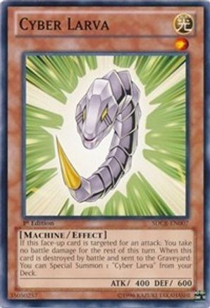 Cyber Larva (SDCR-EN007) - Structure Deck: Cyber Dragon Revolution 1st Edition