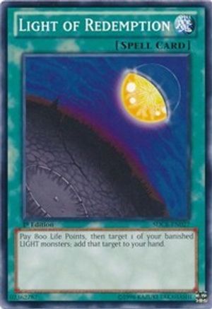 Light of Redemption (SDCR-EN027) - Structure Deck: Cyber Dragon Revolution Unlimited