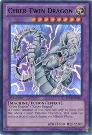 Cyber Twin Dragon (SDCR-EN037) - Structure Deck: Cyber Dragon Revolution Unlimited