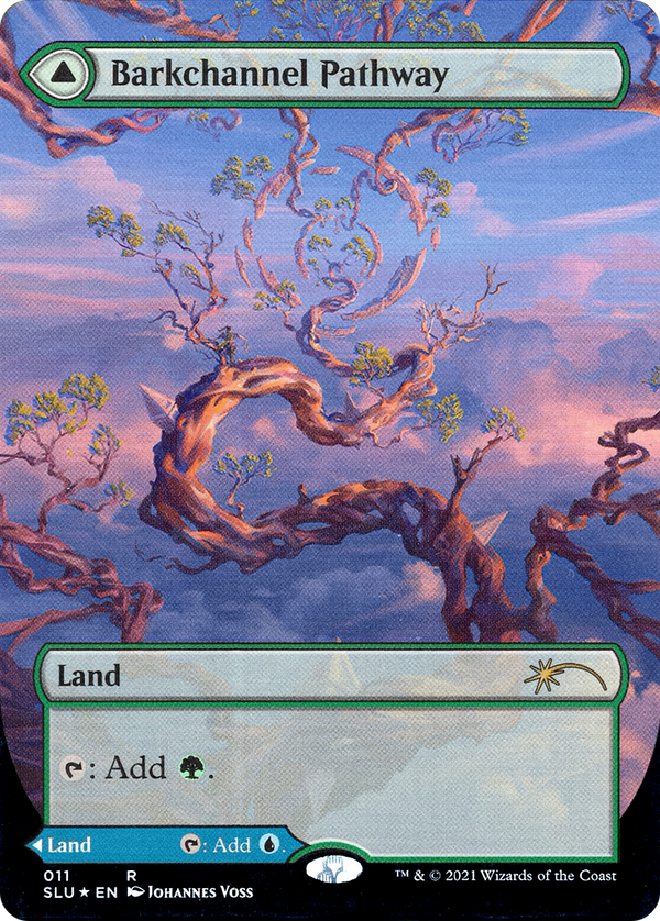 Barkchannel Pathway (Borderless) (SLU-011) - Secret Lair: Ultimate Edition: (Showcase) Foil