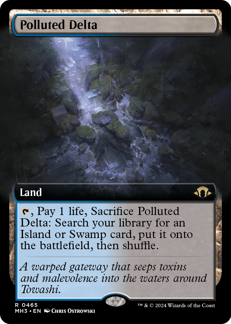 Polluted Delta (Extended Art) (MH3-465) - Modern Horizons 3: (Extended Art) Foil