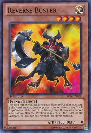 Reverse Buster (Starfoil) (SP14-EN009) - Star Pack 2014 1st Edition