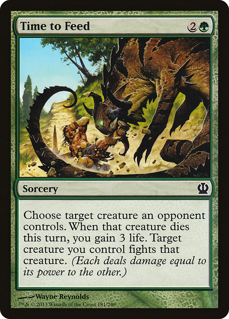 Time to Feed (THS-181) - Theros Foil