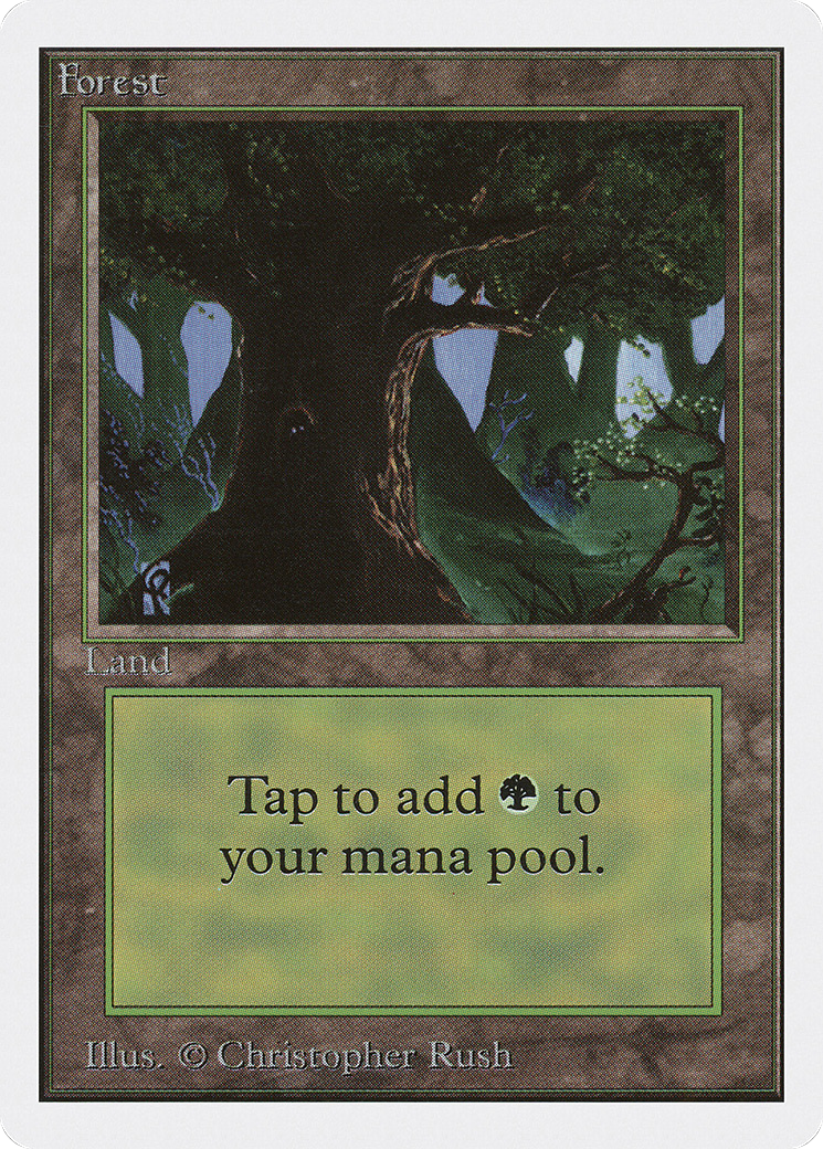 Forest (C) (2ED-) - Unlimited Edition