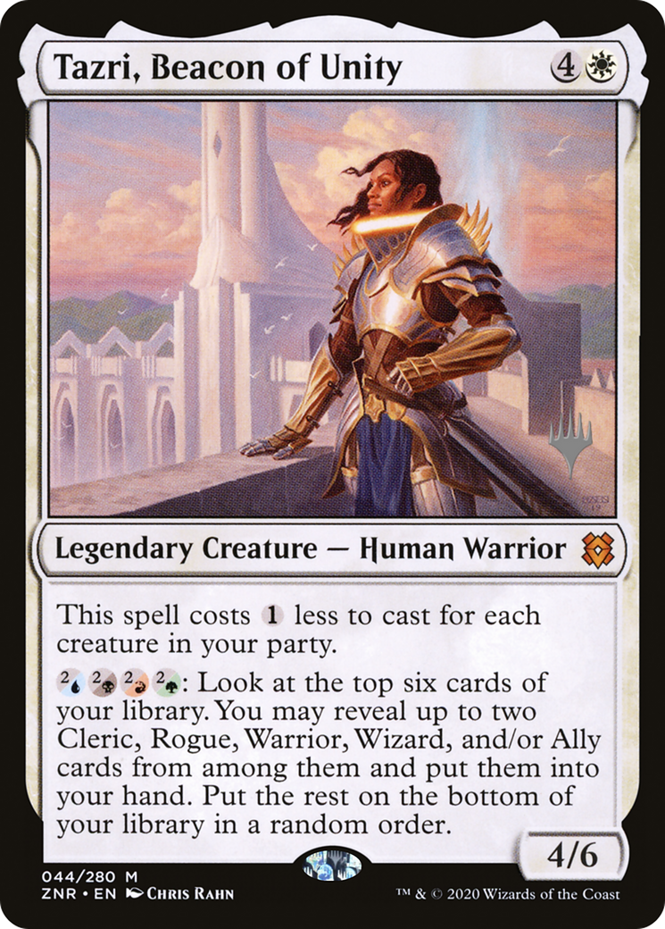 Tazri, Beacon of Unity (PPZNR-044) - Zendikar Rising Promos