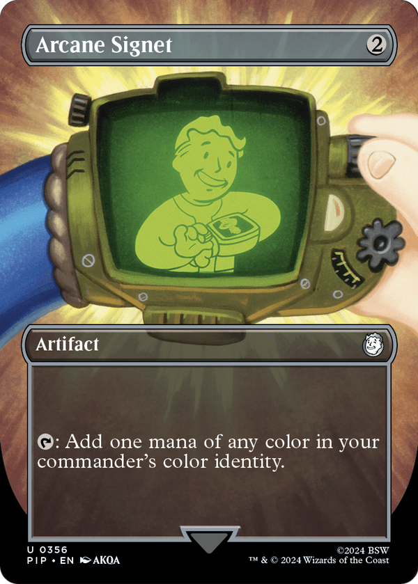 Arcane Signet (Borderless) (PIP-356) - Fallout