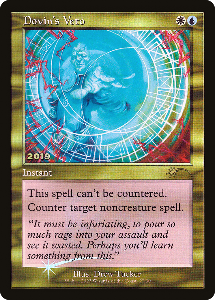 Dovin's Veto (30A-P-027) - 30th Anniversary Play Promos Foil