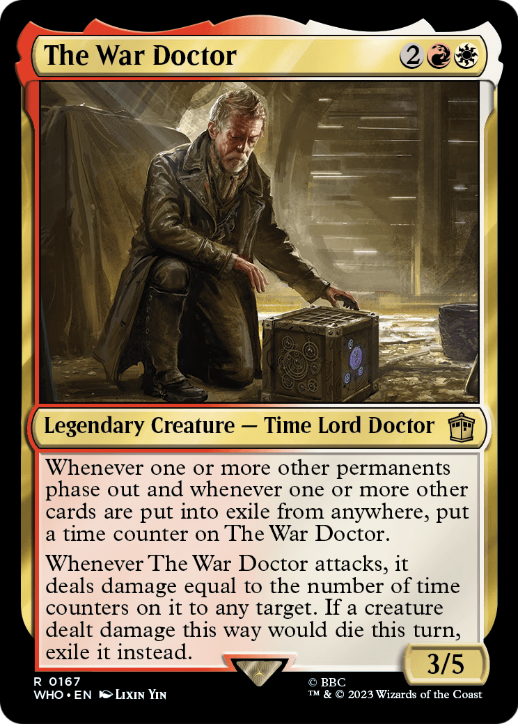 The War Doctor (WHO-167) - Doctor Who Foil