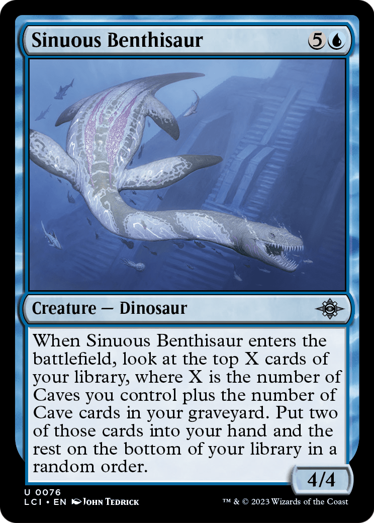 Sinuous Benthisaur (LCI-076) - The Lost Caverns of Ixalan