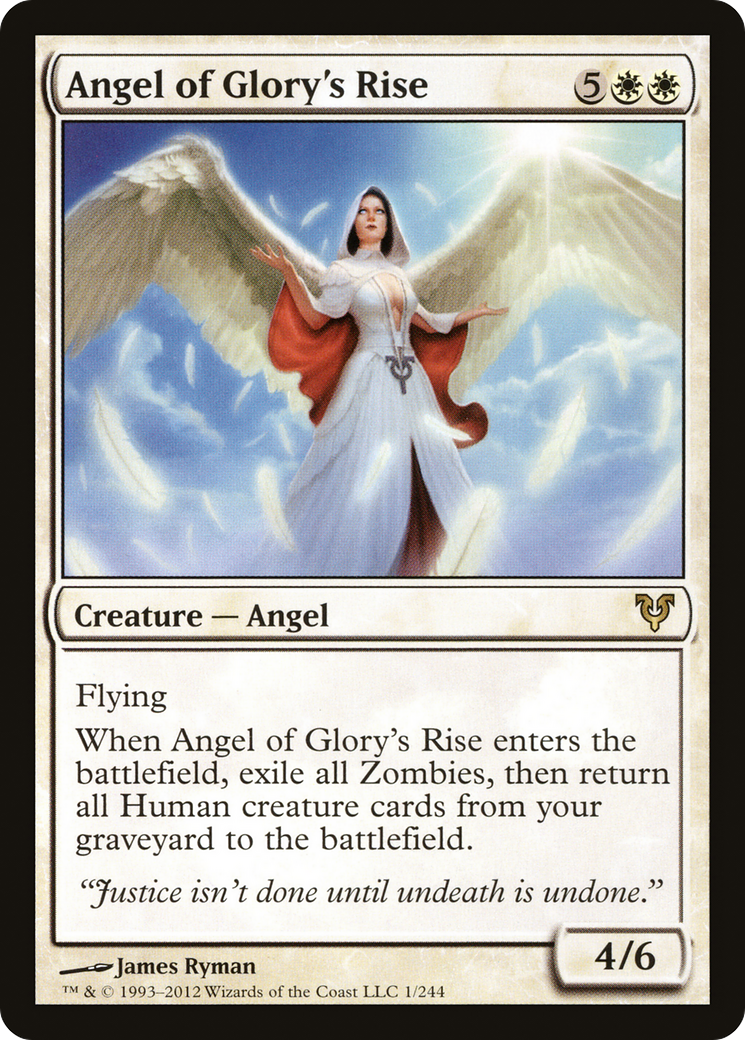 Angel of Glory's Rise (AVR-001) - Avacyn Restored Foil