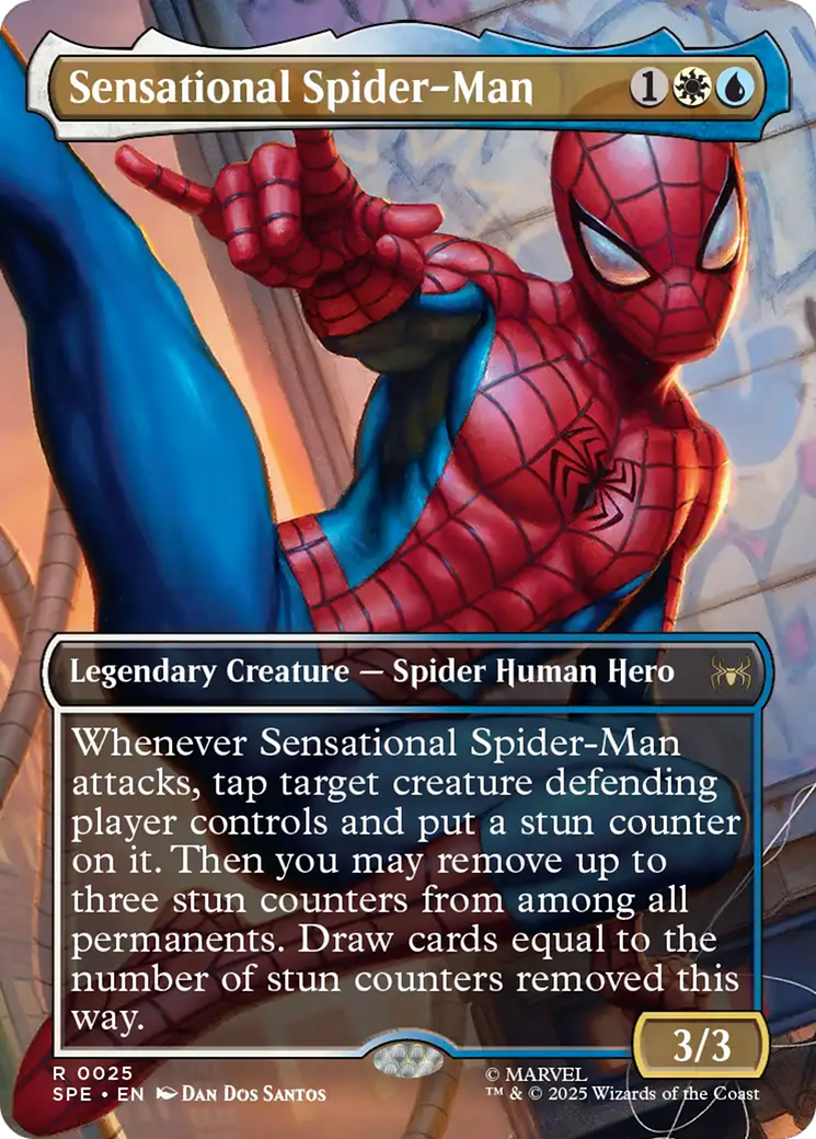 Sensational Spider-Man (Borderless) (SPE-025) - Marvel's Spider-Man: Eternal-Legal