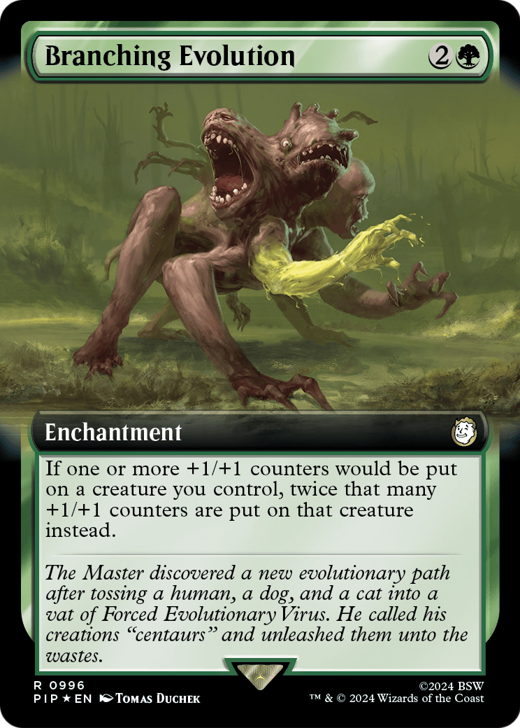 Branching Evolution (Extended Art) (Surge Foil) (PIP-996) - Fallout: (Extended Art) Foil