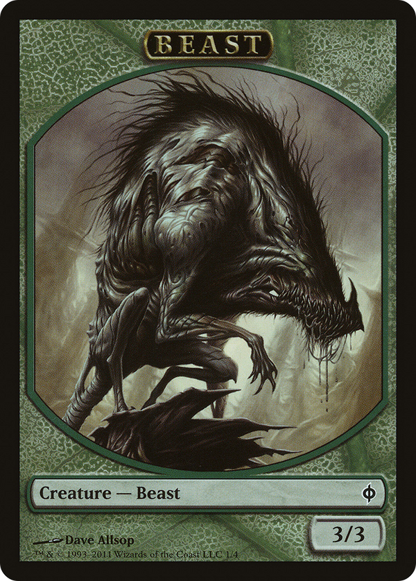 Beast Token (NPH-001) - New Phyrexia Tokens