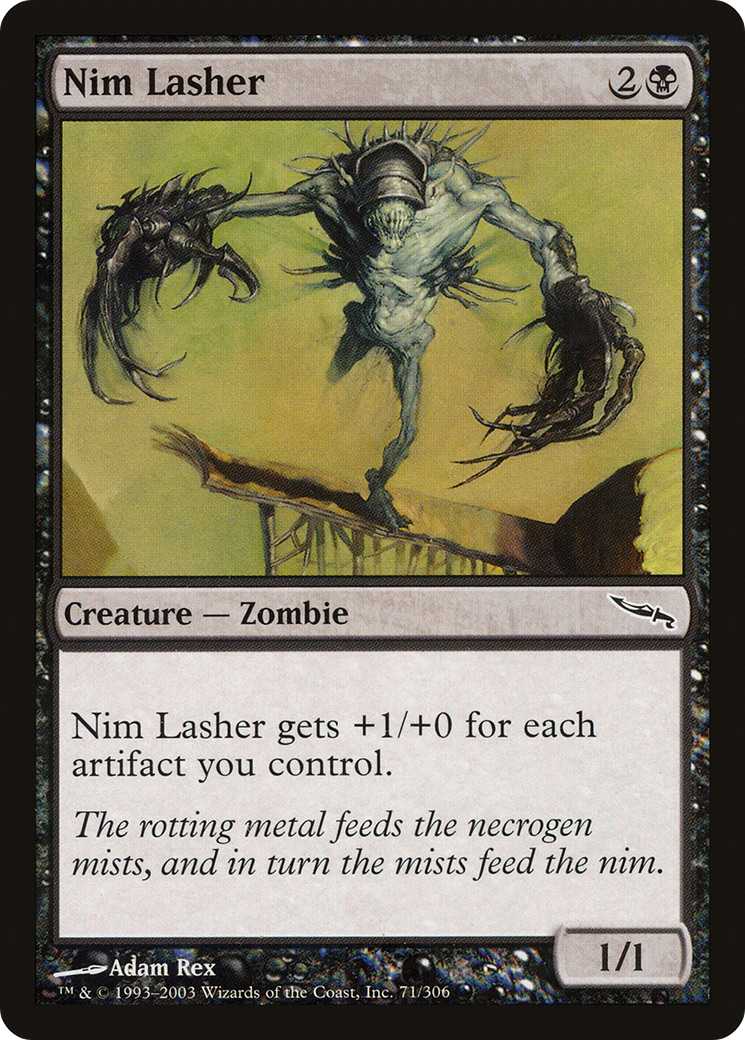 Nim Lasher (MRD-071) - Mirrodin Foil