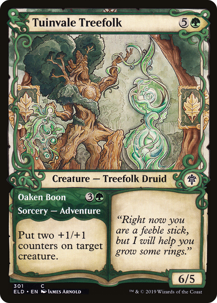 Tuinvale Treefolk (Showcase) (ELD-301) - Throne of Eldraine: (Showcase) Foil