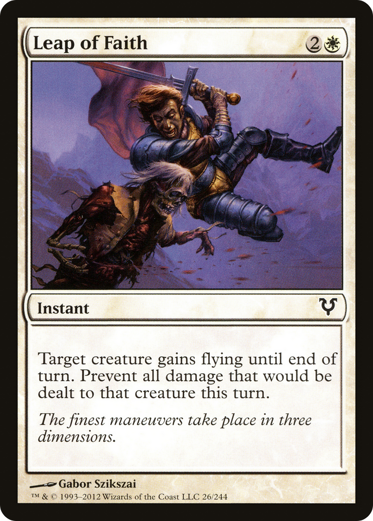 Leap of Faith (AVR-026) - Avacyn Restored Foil