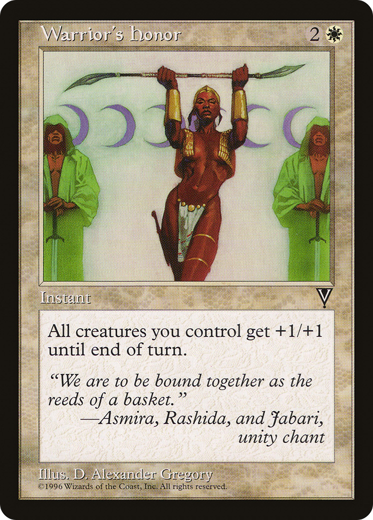 Warrior's Honor (VIS-) - Visions