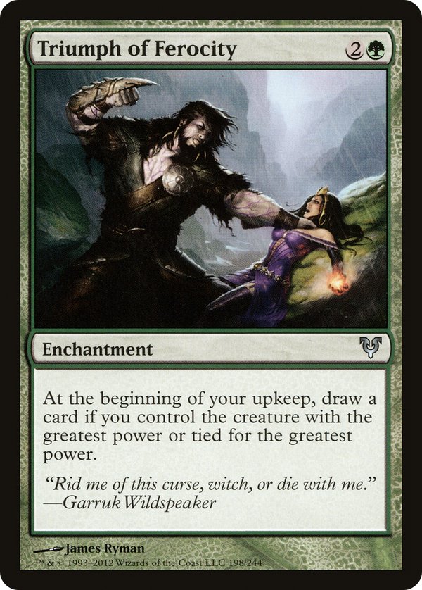 Triumph of Ferocity (AVR-198) - Avacyn Restored