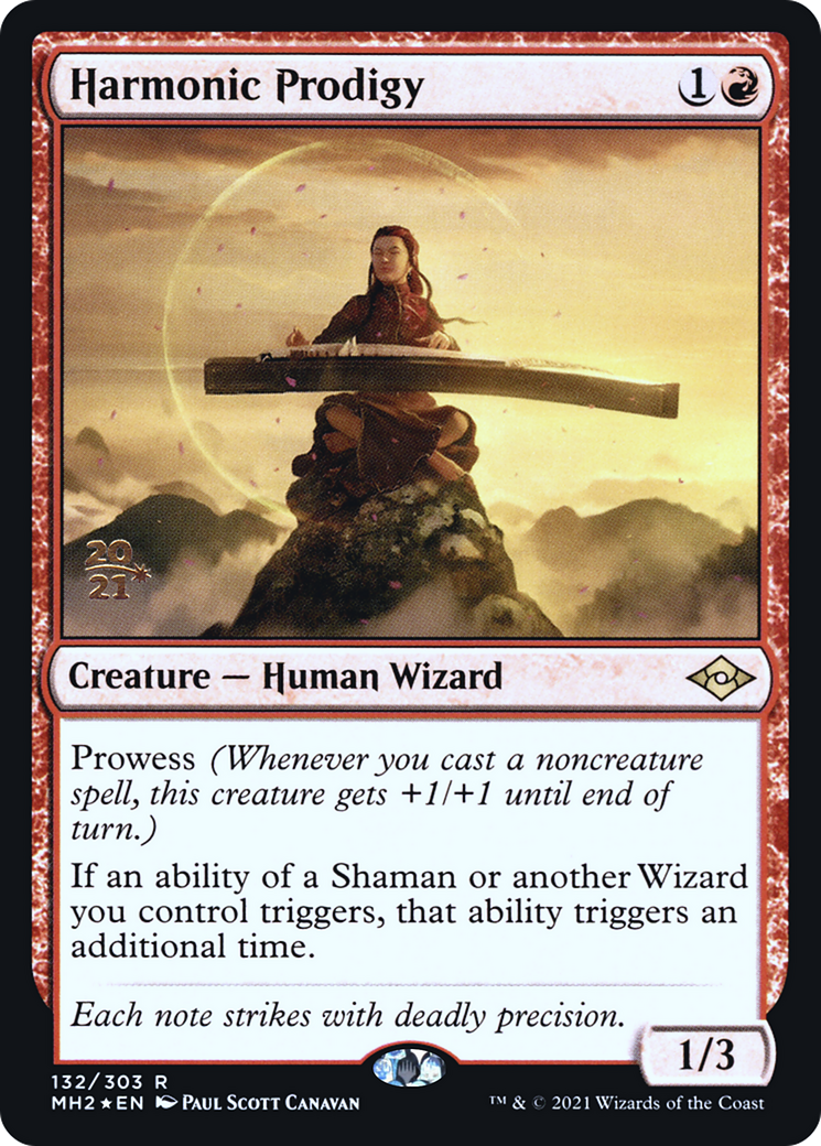 Harmonic Prodigy (PRE-132) - Modern Horizons 2 Promos Foil