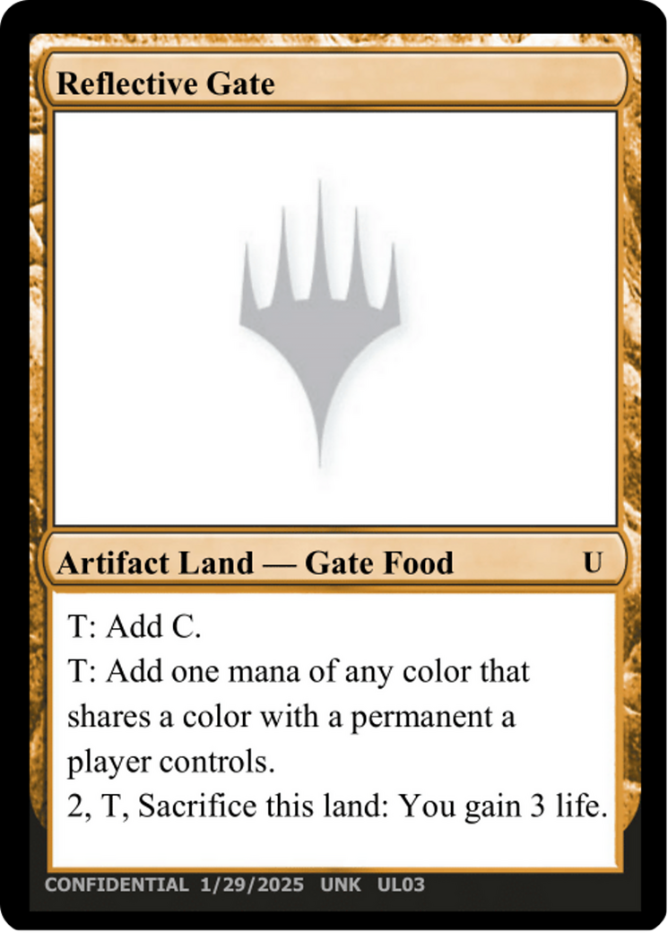 Reflective Gate (UNK-UL03A) - Un-Known Event Playtest Cards