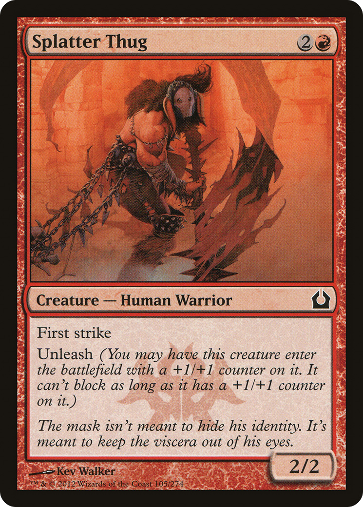 Splatter Thug (RTR-105) - Return to Ravnica