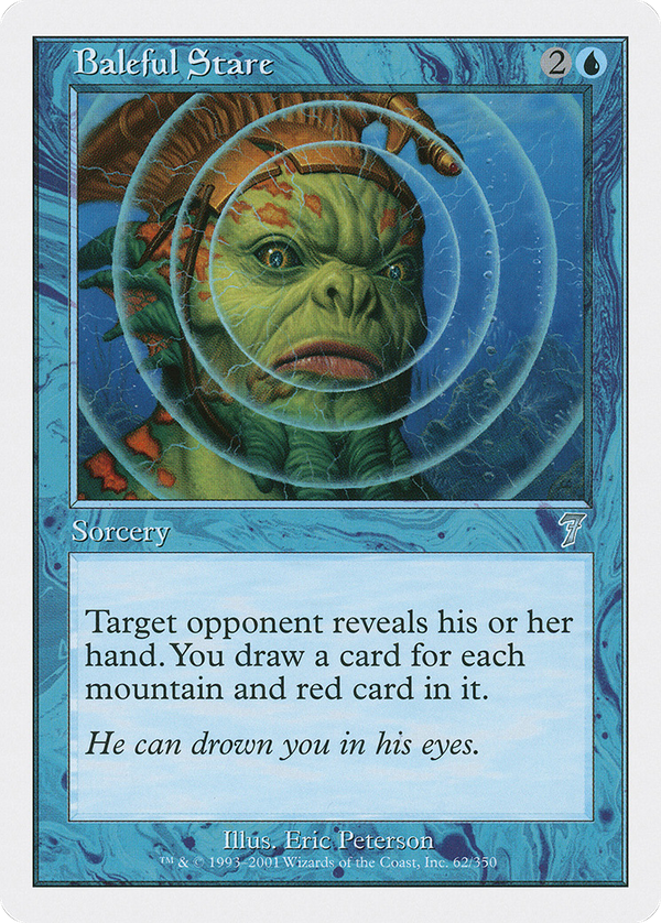 Baleful Stare (7ED-062) - 7th Edition Foil