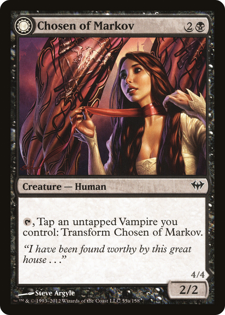 Chosen of Markov (DKA-055) - Dark Ascension: (Double Faced Transform)