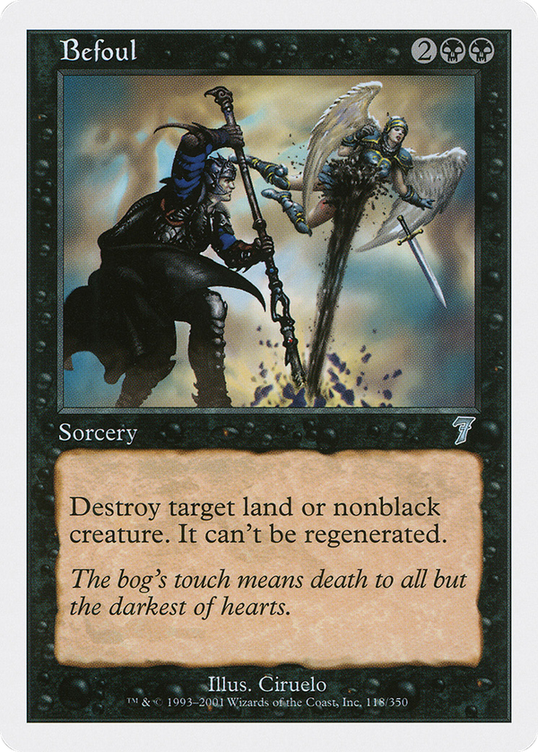 Befoul (7ED-118) - 7th Edition Foil