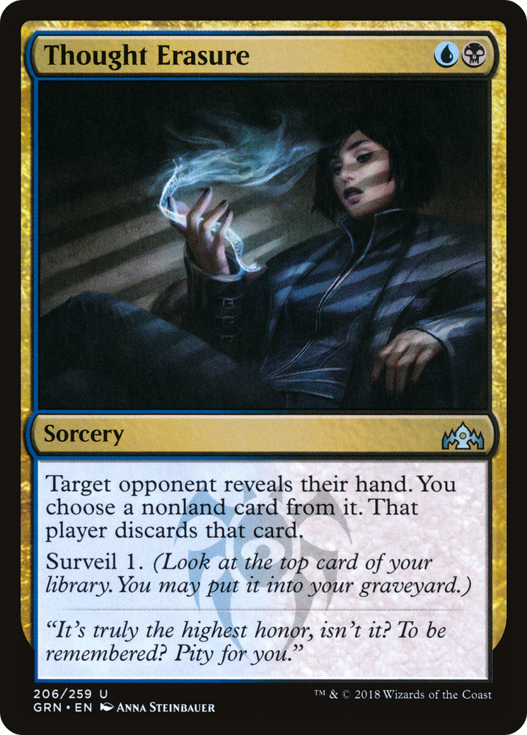 Thought Erasure (GRN-206) - Guilds of Ravnica Foil