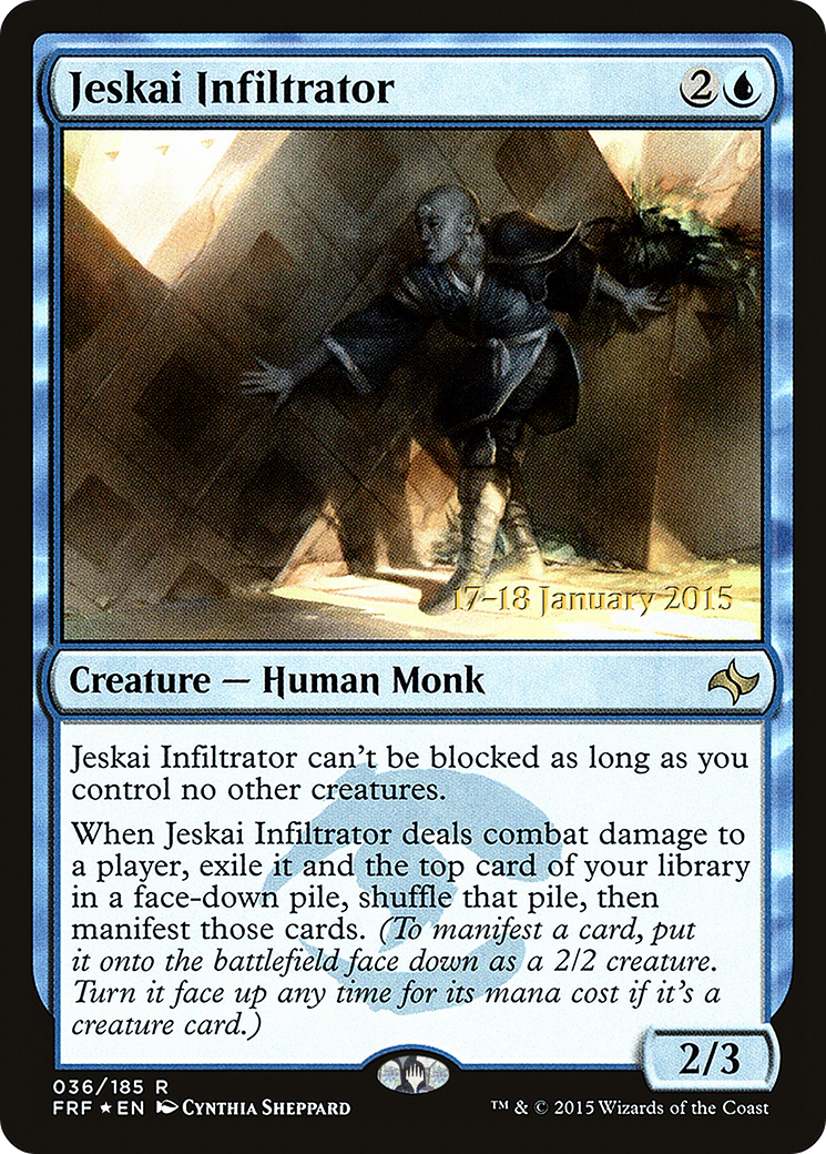 Jeskai Infiltrator (PRE-036) - Fate Reforged Promos Foil