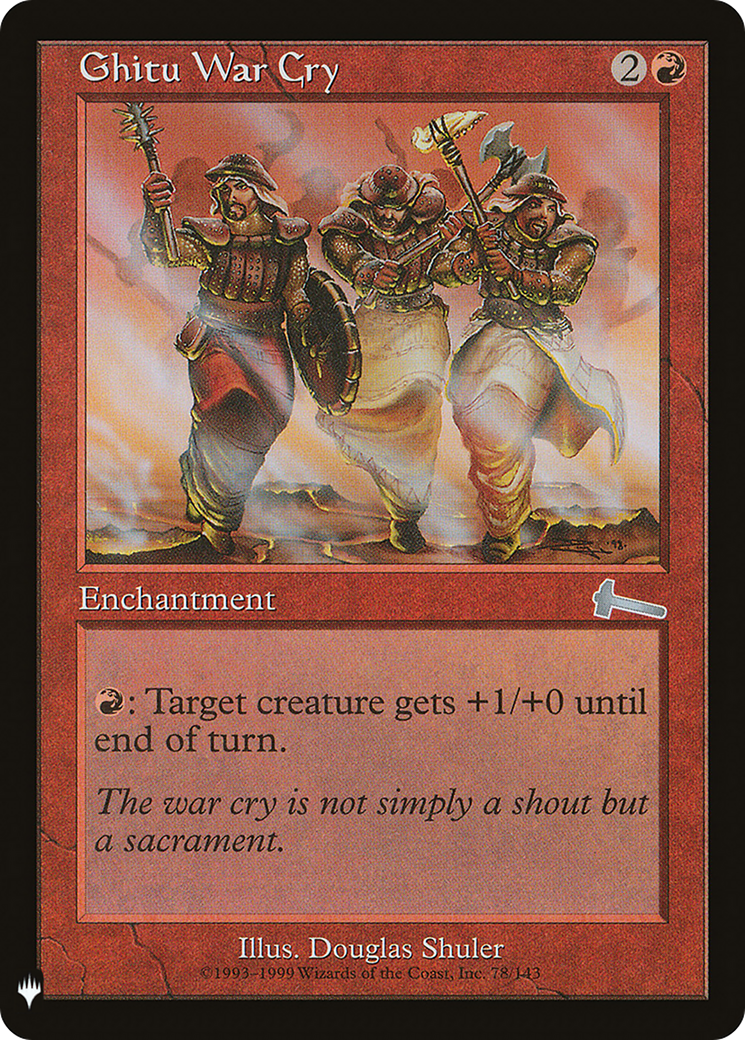 Ghitu War Cry (LIST-078) - The List