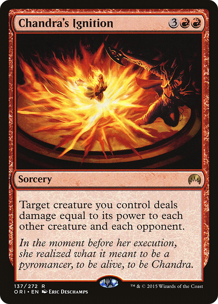 Chandra's Ignition (ORI-137) - Magic Origins Foil