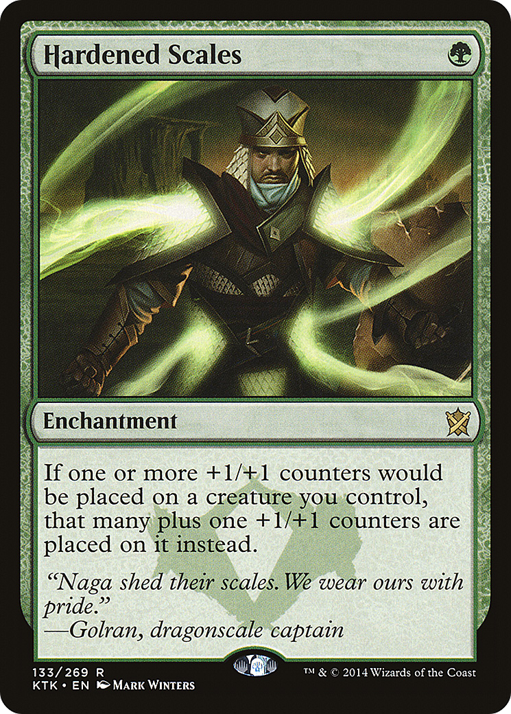 Hardened Scales (KTK-133) - Khans of Tarkir