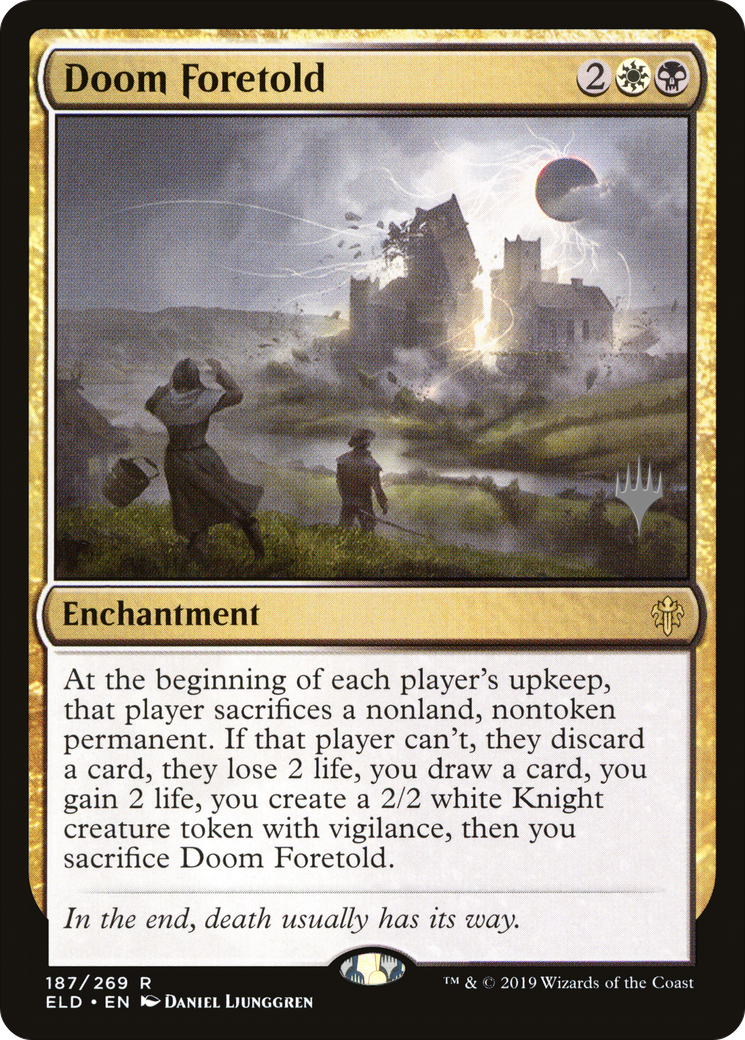 Doom Foretold (PPELD-187) - Throne of Eldraine Promos Foil
