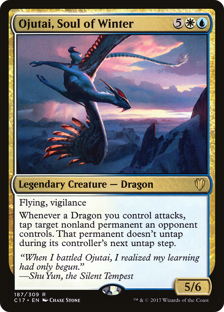 Ojutai, Soul of Winter (C17-187) - Commander 2017