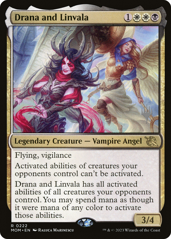 Drana and Linvala (PPMOM-222) - March of the Machine Promos