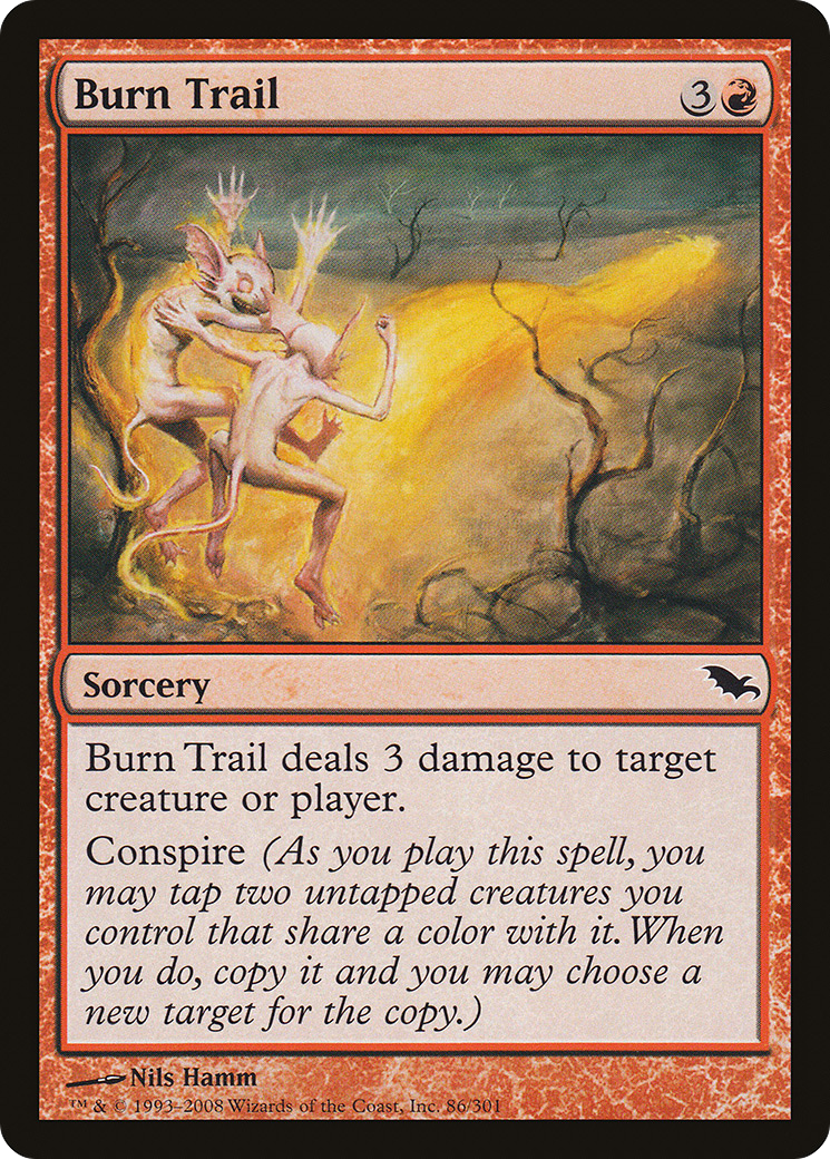 Burn Trail (SHM-086) - Shadowmoor Foil