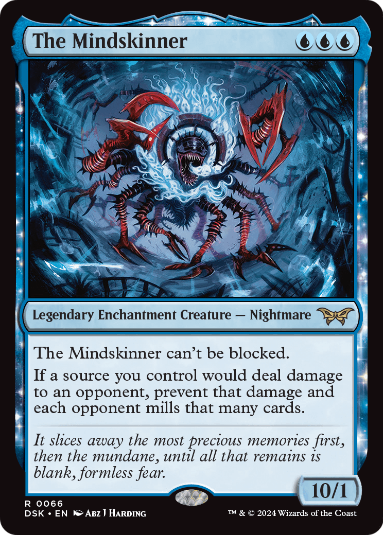 The Mindskinner (DSK-066) - Duskmourn: House of Horror: (enchantment) Foil