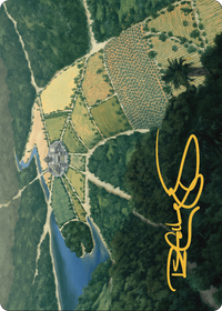 Restless Prairie // Restless Prairie (ALCI-043) - The Lost Caverns of Ixalan Art Series (Borderless) Foil