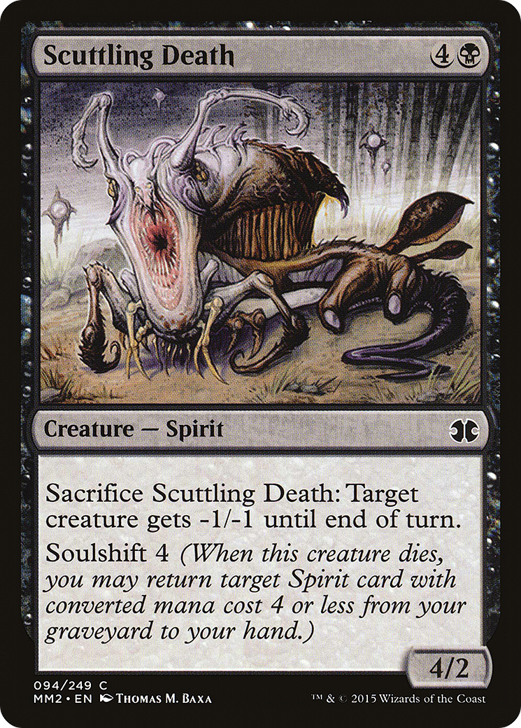 Scuttling Death (MM2-094) - Modern Masters 2015 Foil