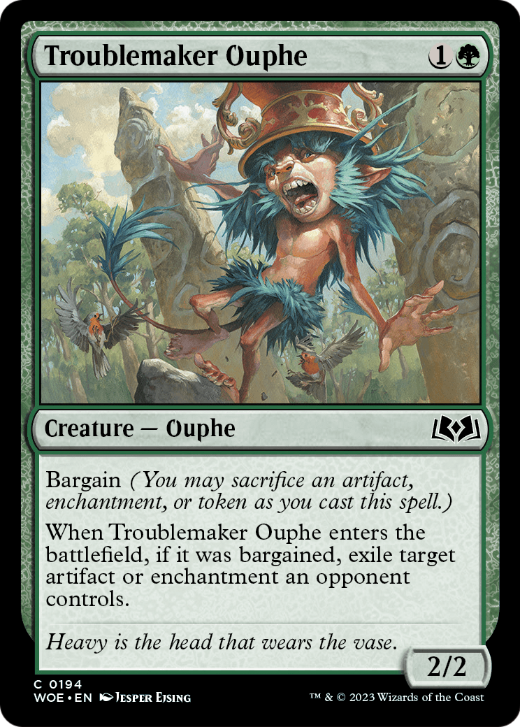 Troublemaker Ouphe (WOE-194) - Wilds of Eldraine