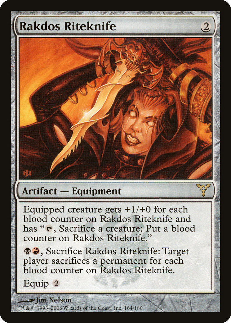 Rakdos Riteknife (DIS-) - Dissension Foil
