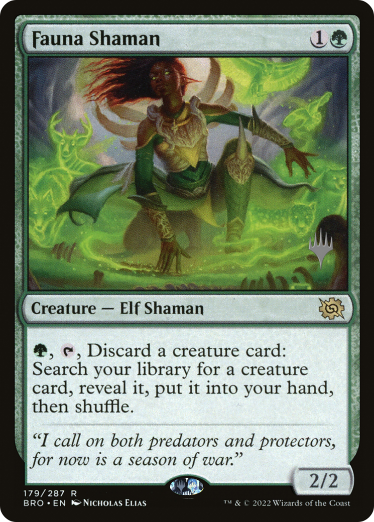 Fauna Shaman (PPBRO-179) - The Brothers' War Promos Foil