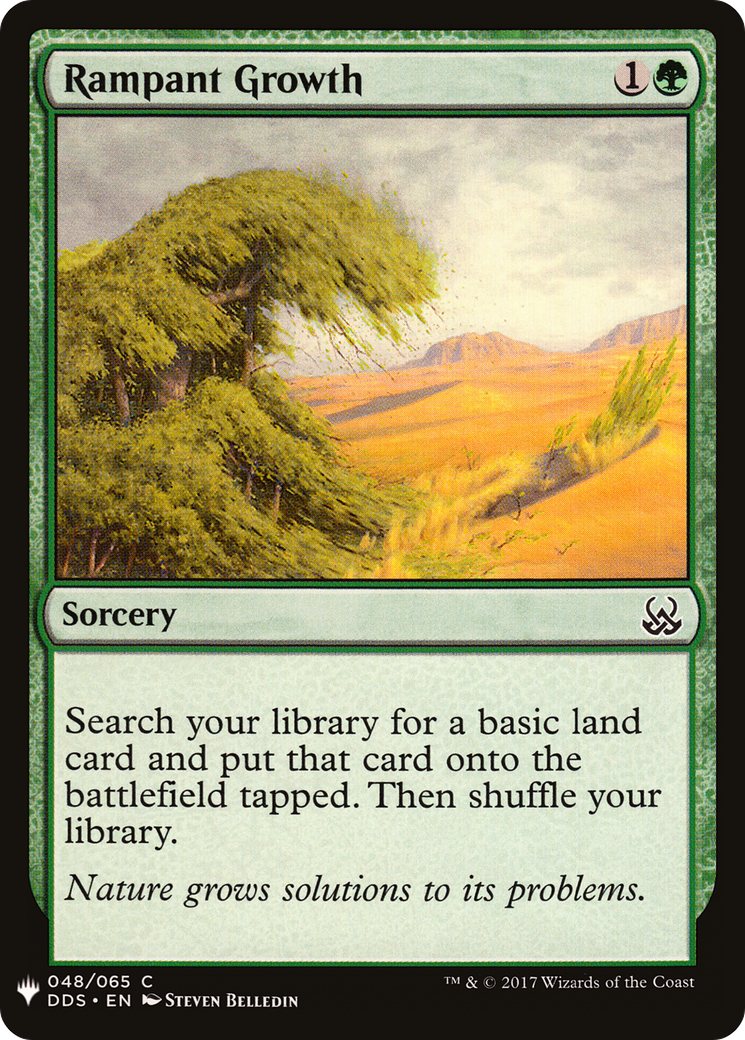 Rampant Growth (LIST-048) - The List