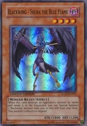 Blackwing - Shura the Blue Flame (RGBT-ENPP2) - Duelist Pack Collection Tin Limited
