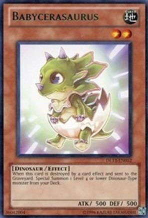 Babycerasaurus (Green) (DL13-EN012) - Duelist League Promo Unlimited