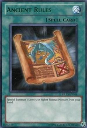 Ancient Rules (Green) (DL13-EN016) - Duelist League Promo Unlimited