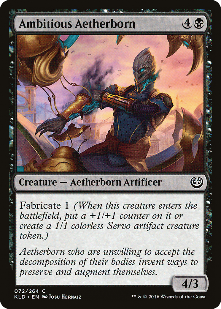 Ambitious Aetherborn (KLD-072) - Kaladesh Foil
