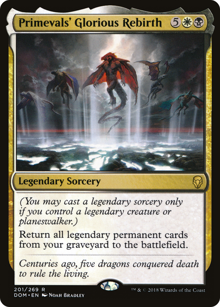 Primevals' Glorious Rebirth (DOM-201) - Dominaria