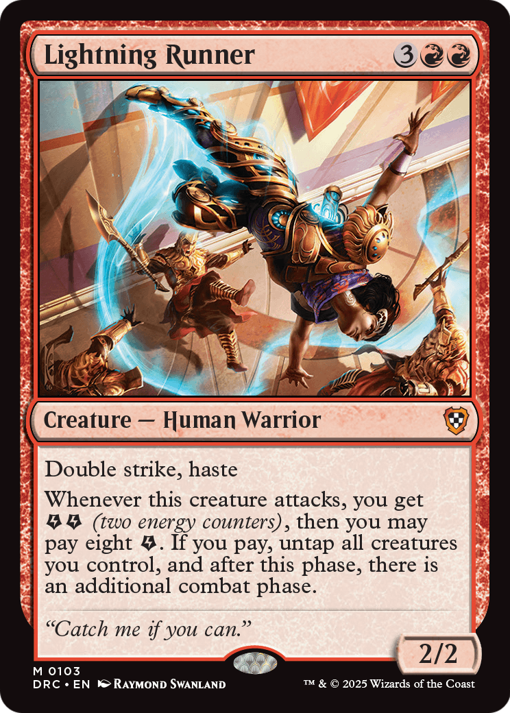 Lightning Runner (DRC-103) - Commander: Aetherdrift